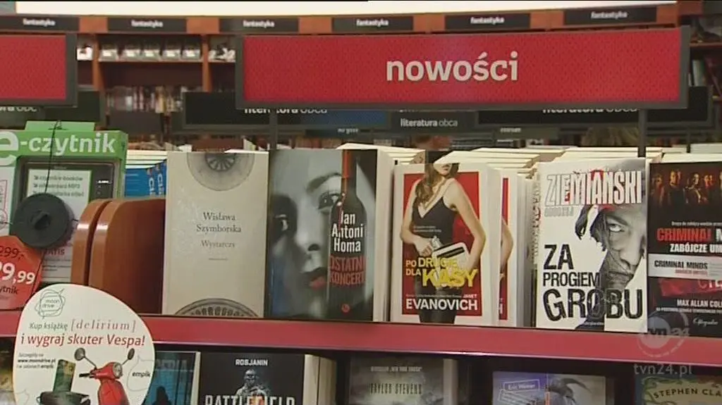 Księgarnia w Łodzi (TVN24)