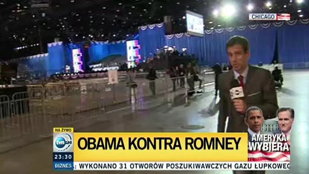 Kulisy wieczoru wyborczego Baracka Obamy