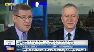 Kuźmiuk i Tyszkiewicz o organizowanym przez PiS Marszu "w obronie demokracji i wolności mediów"