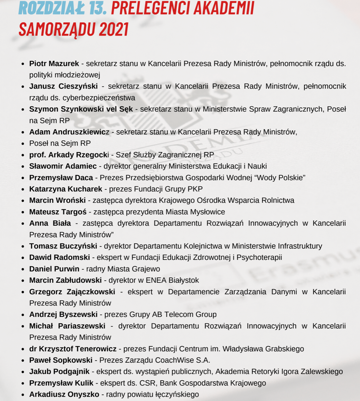 Akademia Samorządu 2021