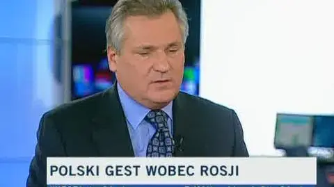 Kwaśniewski o rosyjskiej dziecinadzie