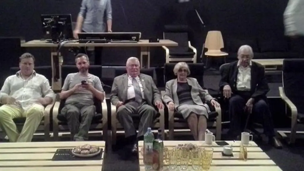 Lech Wałęsa obejrzał film na specjalnym pokazie