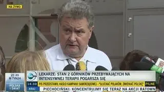 Lekarze o stanie zdrowia górników