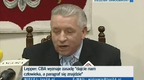 Leper dobrze wie kim jest "Adam" pokazany przez TVN (TVN24)