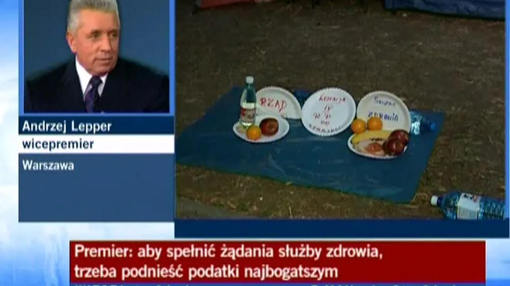 Lepper: proszę nam potrącać więcej