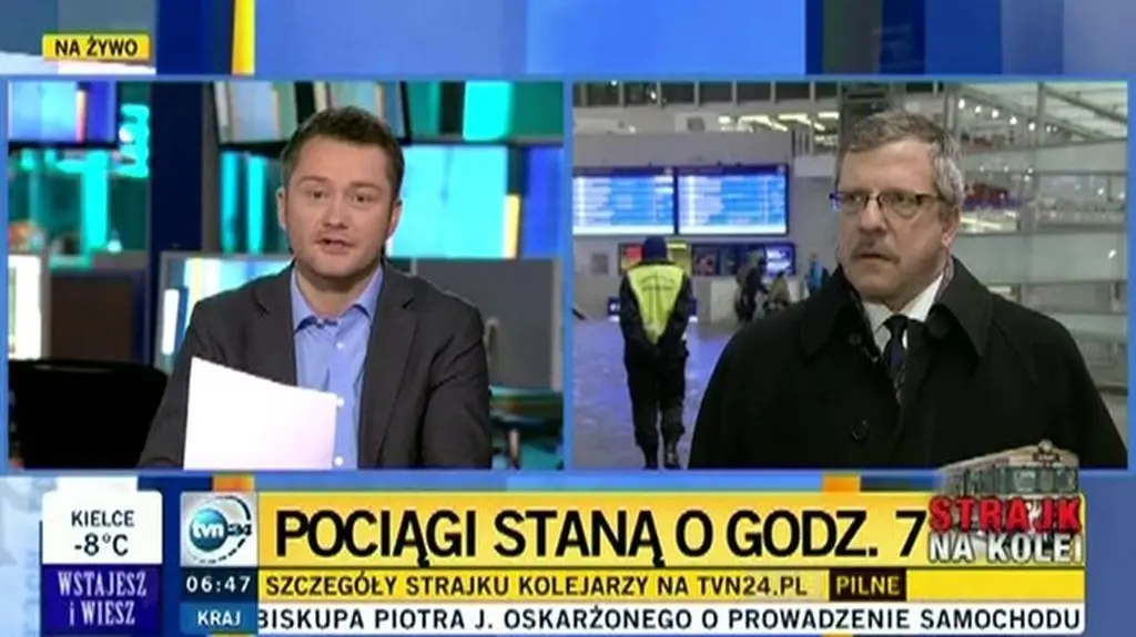 Leszek Miętek w TVN24