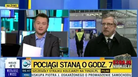 Leszek Miętek w TVN24