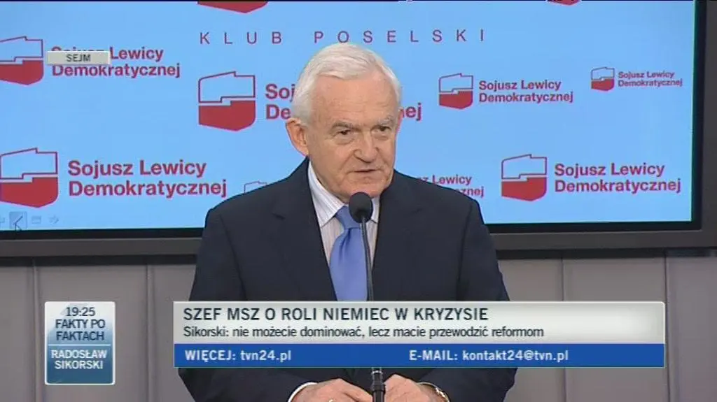 Leszek Miller chwali szefa MSZ