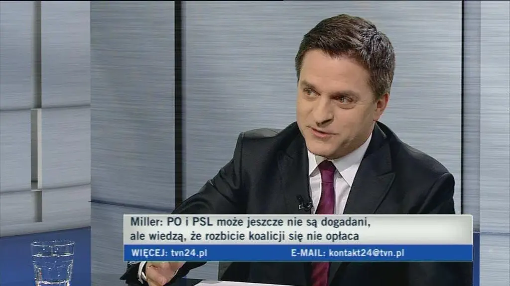 Leszek Miller gościem programu Bogdana Rymanowskiego "Jeden na jeden"