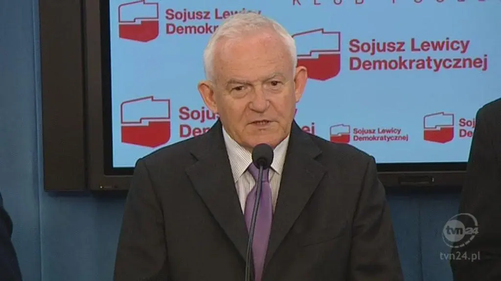 Leszek Miller solidarny ze związkowcami (TVN24)