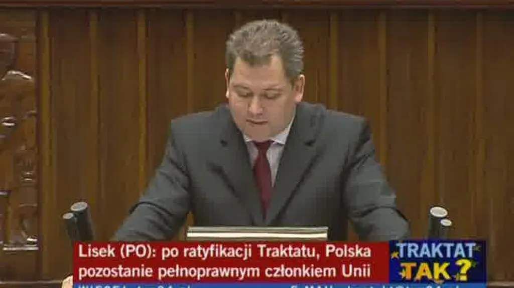 Lisek: potrzebujemy Traktatu