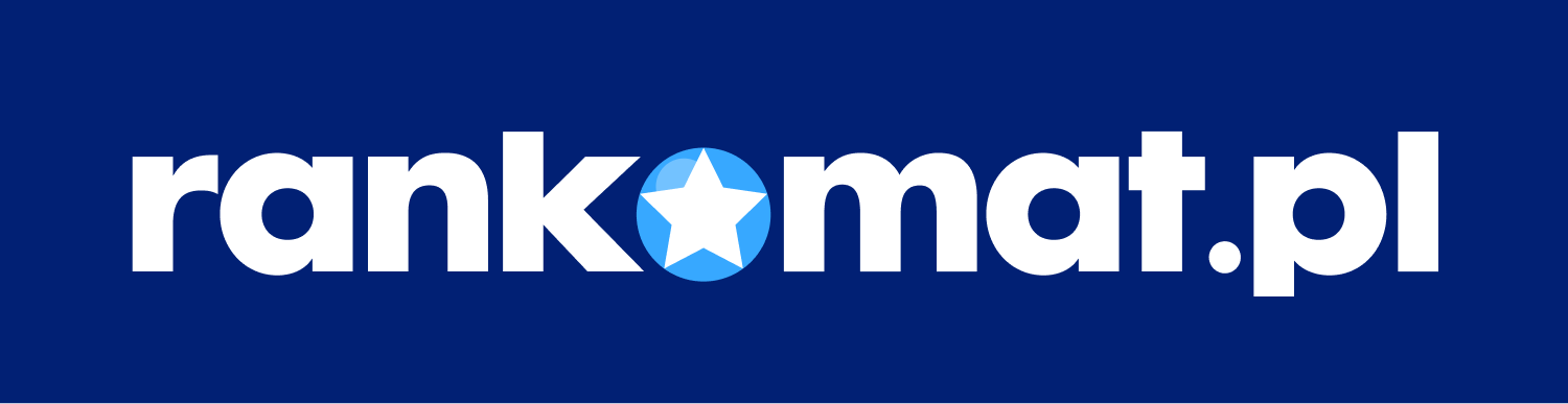 LOGO kolor biale na granatowym