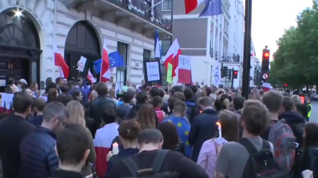 Londyn też protestował