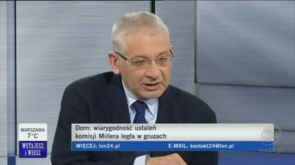 Ludwik Dorn o ustaleniach komisji Millera (TVN24)