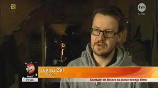 Łukasz Żal na planie nowego filmu Wojciecha Kasperskiego "Na granicy"
