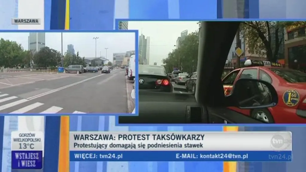 Maciej Dominiak, Inichjatywa Porozumienia Taksówkarzy (TVN24)