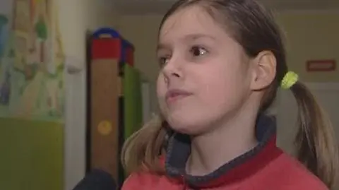 Mała Dagmara opowiada o "rozgardiaszu" panującym podczas przeprowadzki szkoły