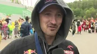 Małysz: Był banan i potem mi się odbijał całą drogę