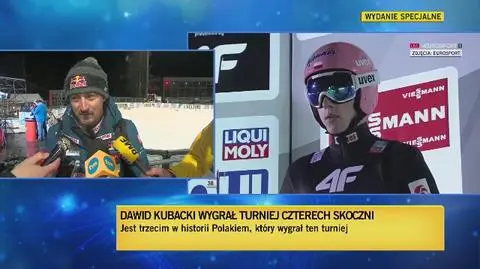 Małysz: sukces da kopa Kubackiemu 