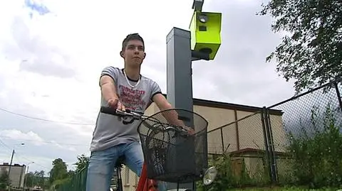 Mandat dla rowerzysty za przekroczenie prędkości