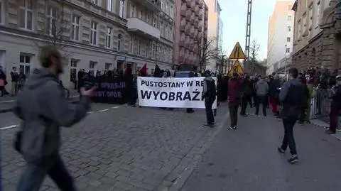 Manifestacja w obronie skłotu Od:Zysk