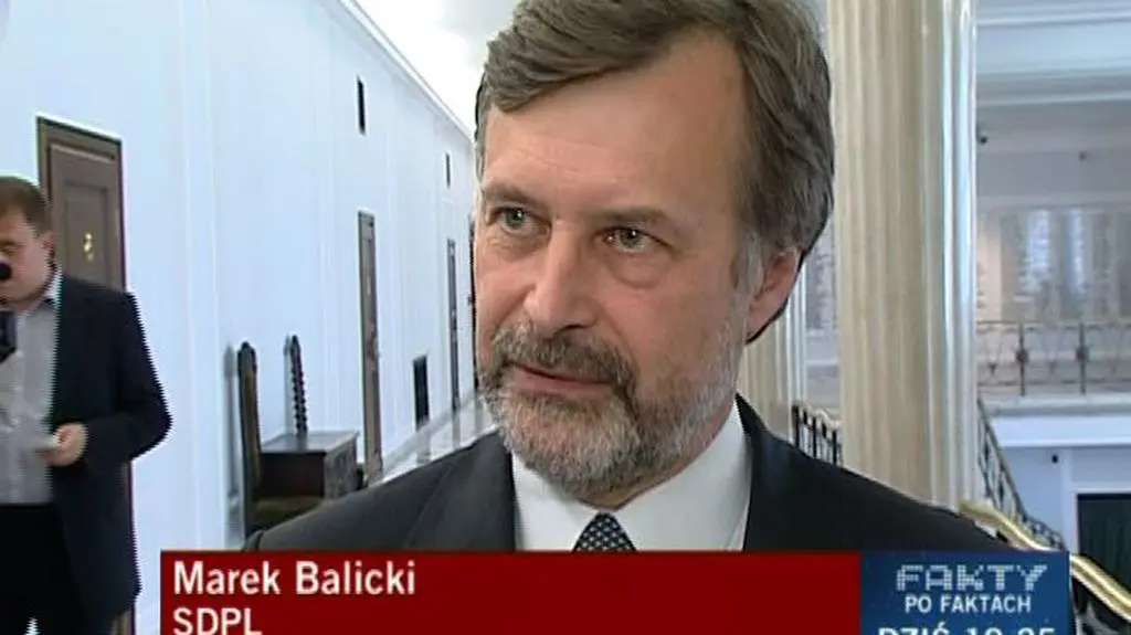 Marek Balicki o dymisji wiceministra Grzegorka