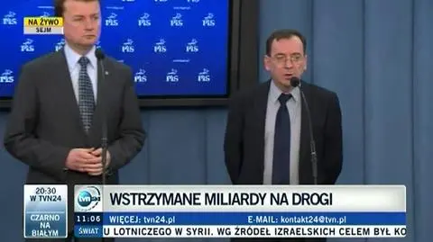 Mariusz Kamiński odniósł się do kontraktów na budowę dróg