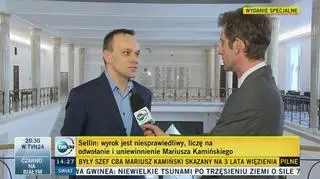 "Mariusz Kamiński powinien zostać jak najszybciej zawieszony"