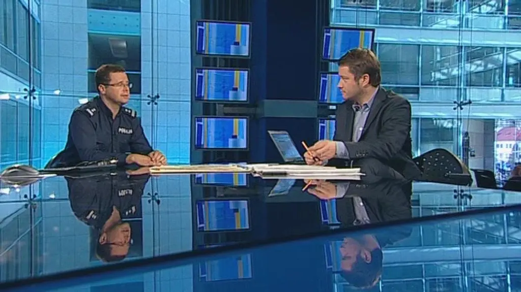 Mariusz Sokołowski: policja zbiera informacje (TVN24)