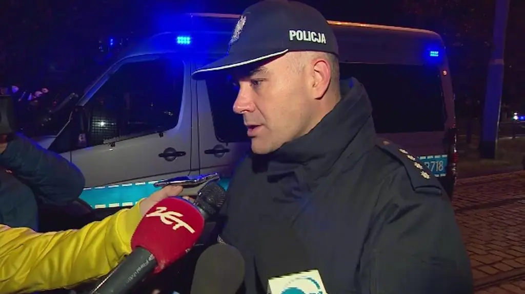 Marsz wrocławskich narodowców rozwiązany. Policja użyła "środków bezpośredniego przymusu"