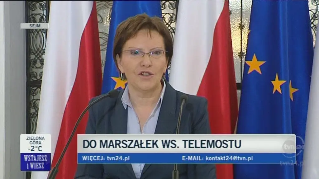 Marszałek Sejmu ws. pisma posła Macierewicz (TVN24)
