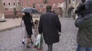 Marta Kaczyńska odwiedziła grób rodziców