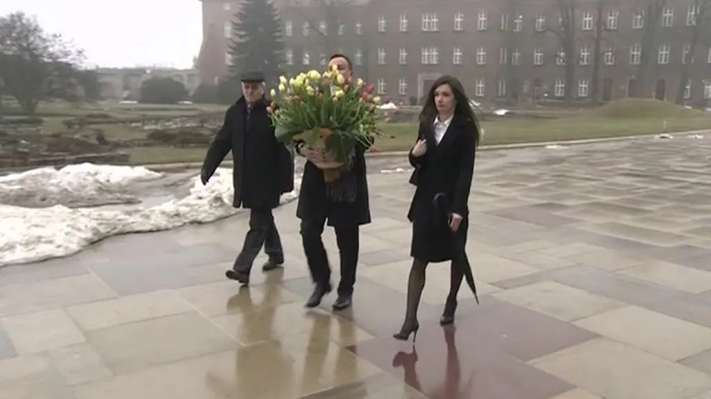 Marta Kaczyńska przybyła na Wawel