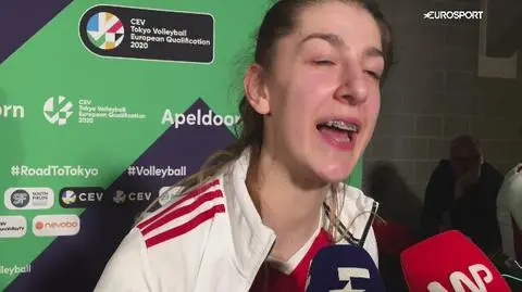 Martyna Łukasik po meczu z Azerbejdżanem