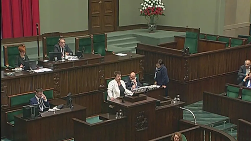 Marzena Wróbel powiedziała, że winę za podziały w Sejmie ponosi Tusk