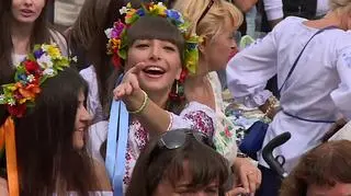 Maszerowali w wyszywankach. Świętowali niepodległość Ukrainy