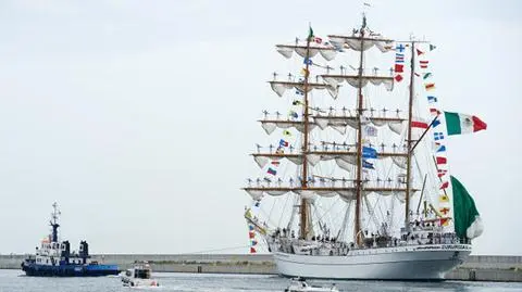 Meksykański żaglowiec opuścił gdyński port