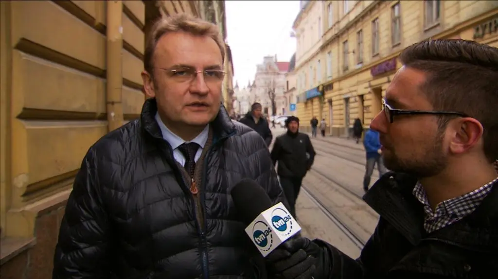 Mer Lwowa Andrij Sadowy w rozmowie z Michałem Traczem 