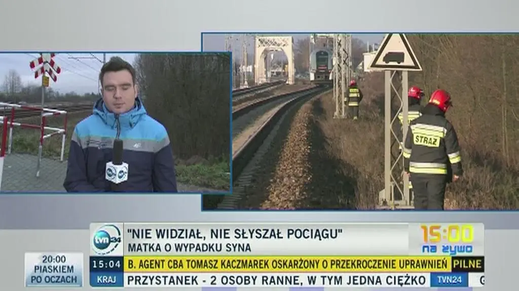 Mężczyzna cudem wyszedł z wypadku bez szwanku
