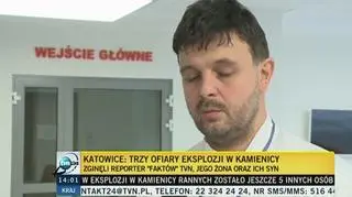 Mężczyzna, który po eksplozji trafił do Centrum leczenia Oparzeń w Siemianowicach Ślaskich, przeszedł już operację