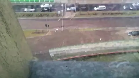 Mężczyzna uwięziony w tunelu w czasie ulewy w Gdańsku