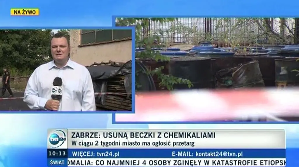 Miasto ogłosi przetarg na wywóz beczek z chemikaliami