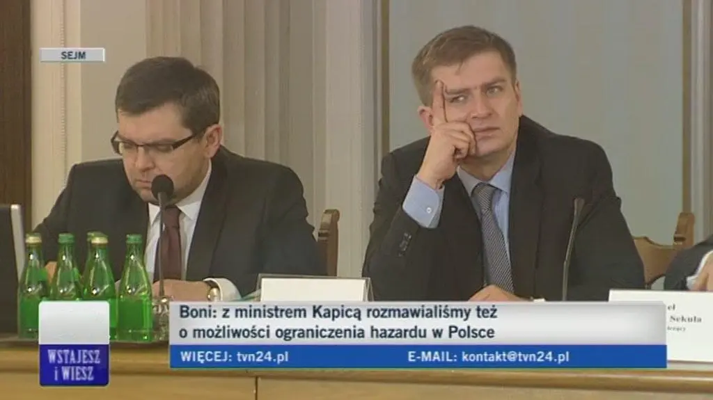 Michał Boni przed sejmowymi śledczymi