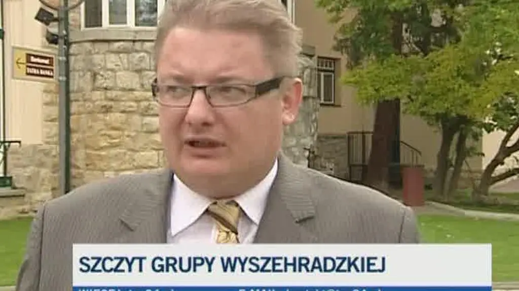 Michał Kamiński o spotkaniu Grupy Wyszehradzkiej (TVN24)
