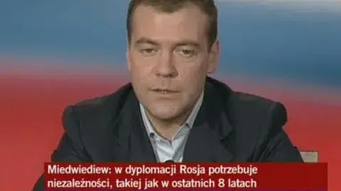 Miedwiediew o podziale kompetencji z Putinem