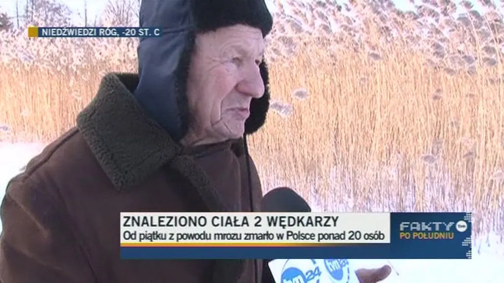 Miejscowi wędkarze mówią, że w tym roku wychodzenie na Śniardwy jest niebezpieczne (TVN24)