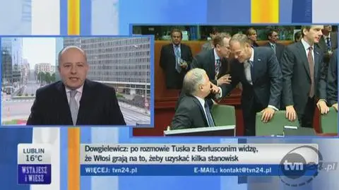 Mikołaj Dowgielewicz o poparciu innych frakcji (TVN24)