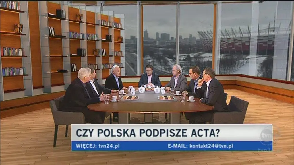Miller i Kłopotek o ACTA (TVN24)