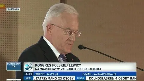 Miller: Nie chcemy być przystawką. Lewica maszeruje po zwycięstwo