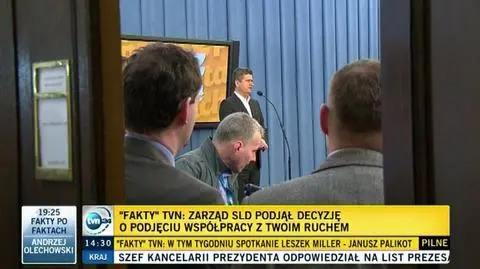 Miller z Palikotem. "Daleko posunięta współpraca". Wspólne wnioski ws. afery taśmowej
